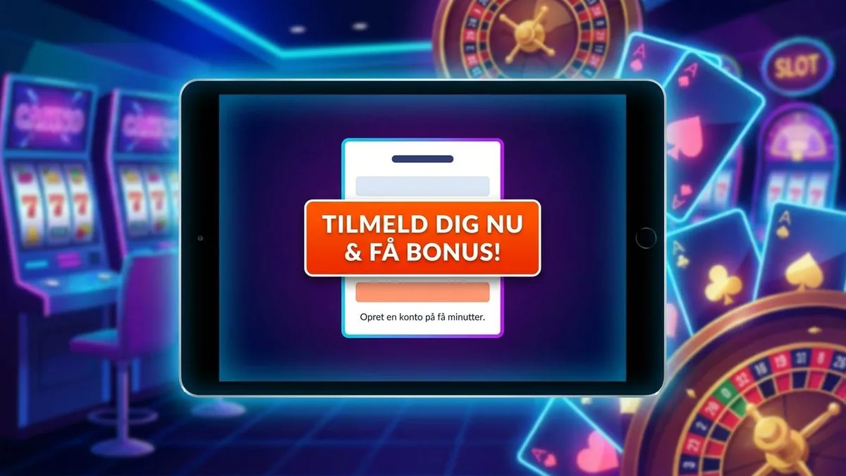 Opret konto med bonus